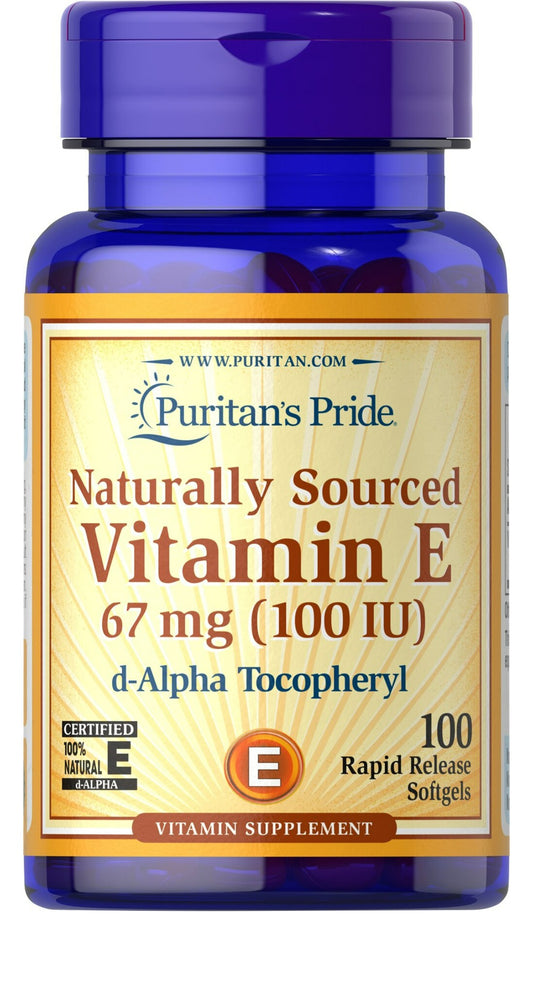 Vitamina E-100 UI 100% Natural