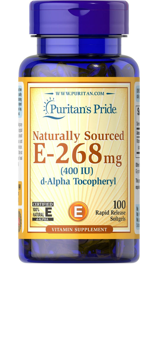 Vitamina E-400 UI 100% Natural