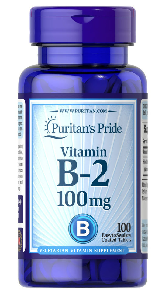 Vitamina B-2 (Riboflavina) 100 mg