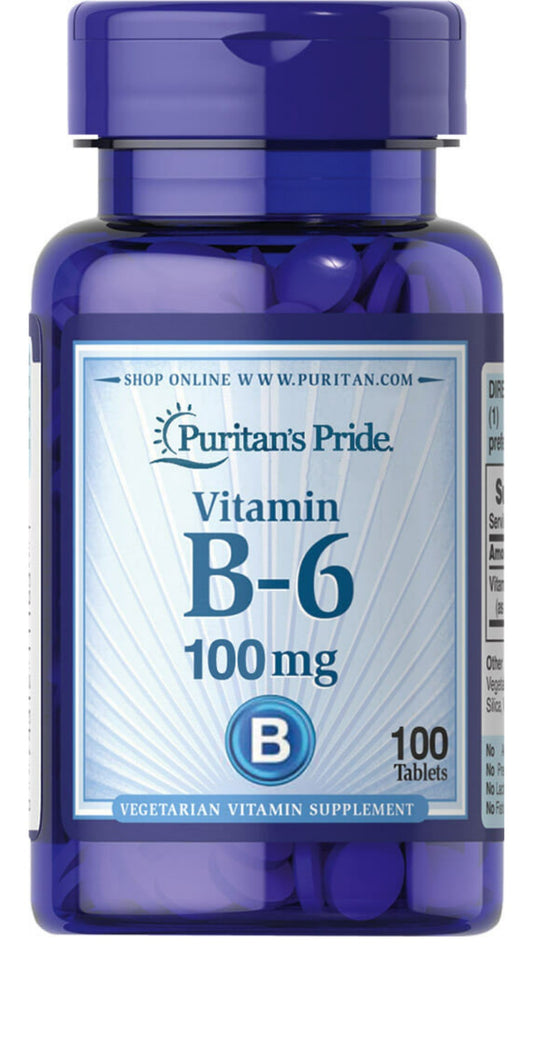 Vitamina B-6 (Cloridrato de Piridoxina) 100 mg