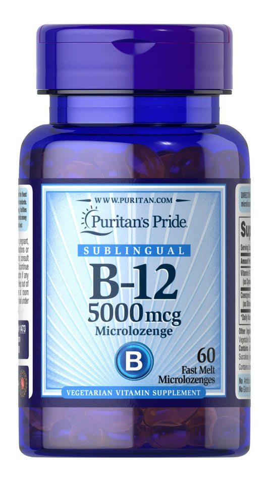Vitamina B-12 5000 mcg Sublingual