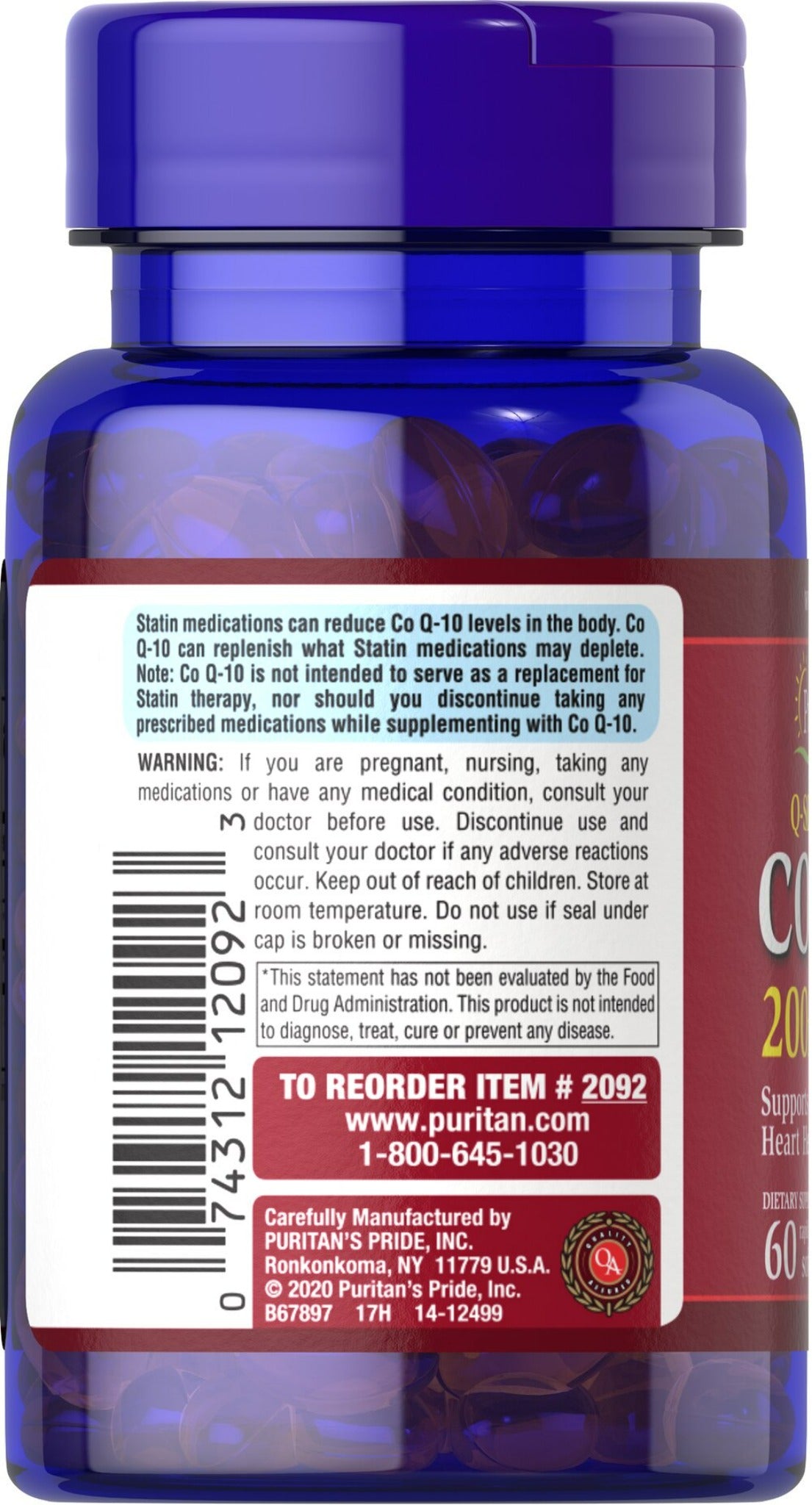 Q-SORB Co Q-10 200 mg