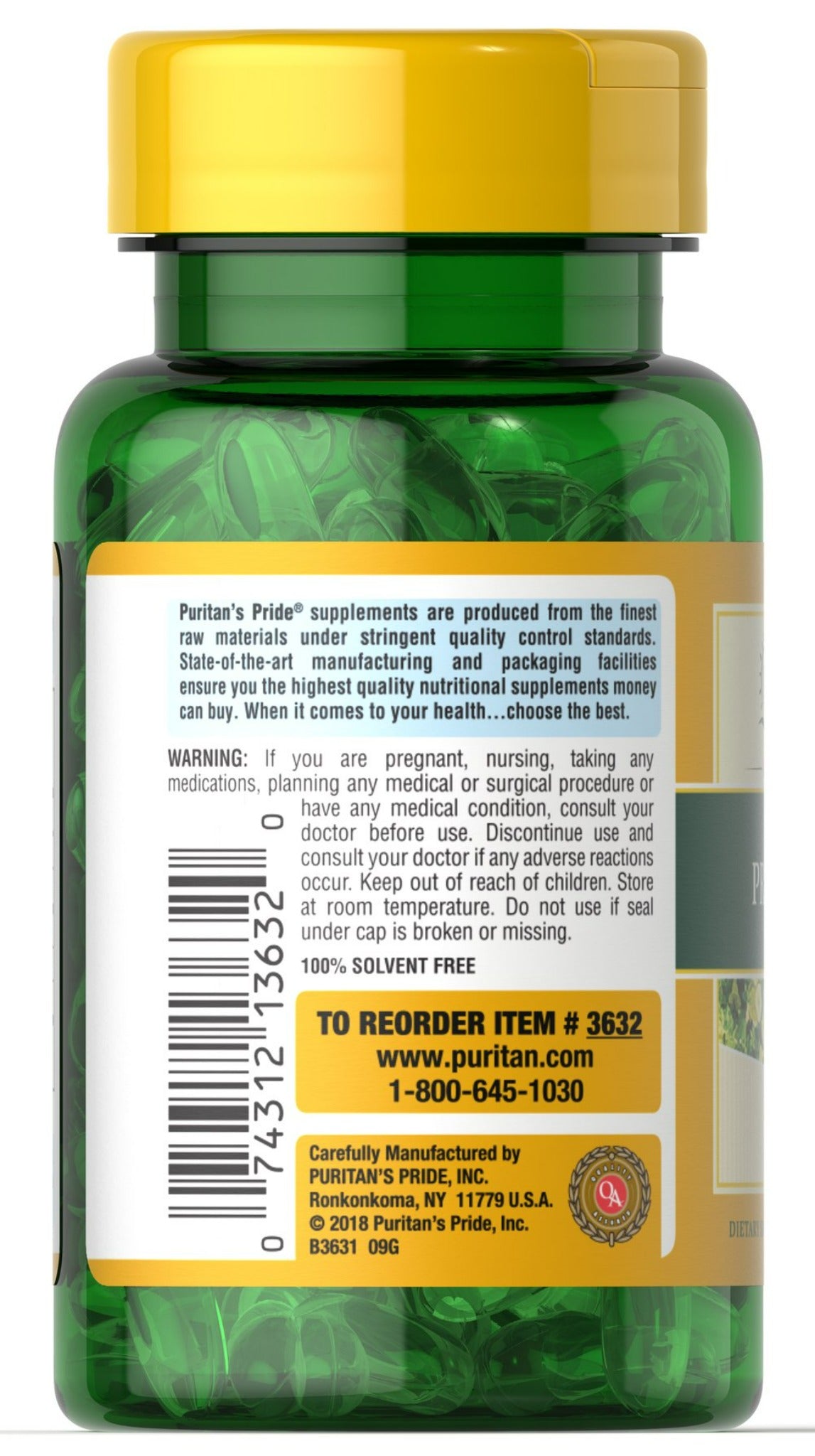 Aceite de onagra de 500 mg con miniatura de GLA