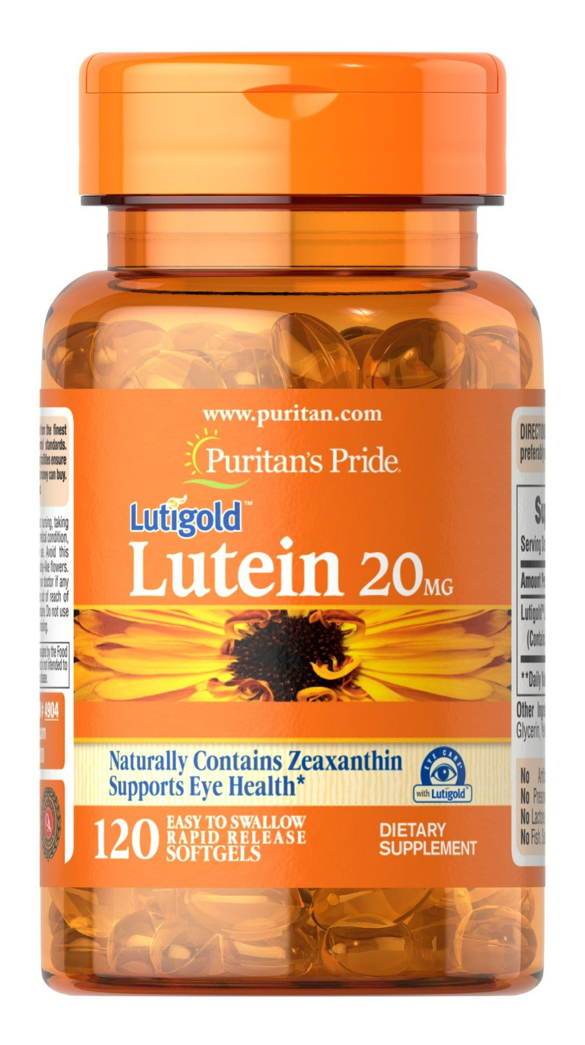 Luteína 20 mg con Zeaxantina