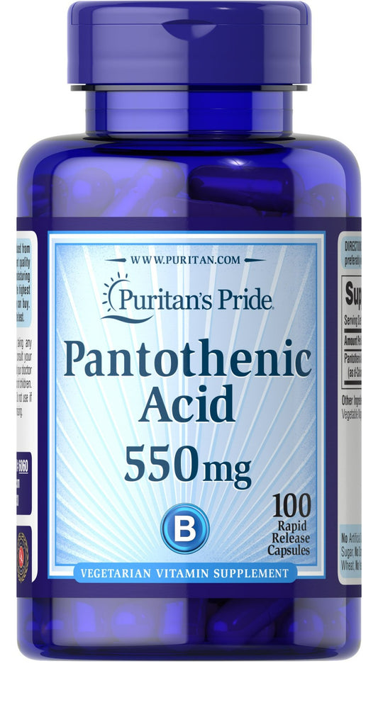 Ácido Pantotênico 500 mg Liberação Programada