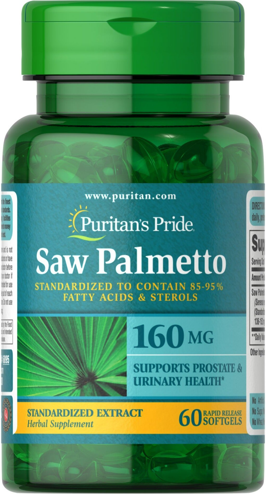 Saw Palmetto Extrato Padronizado  160 mg