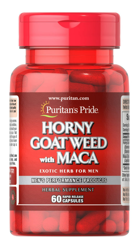 Horny Goat Weed con Maca 500mg / 75mg