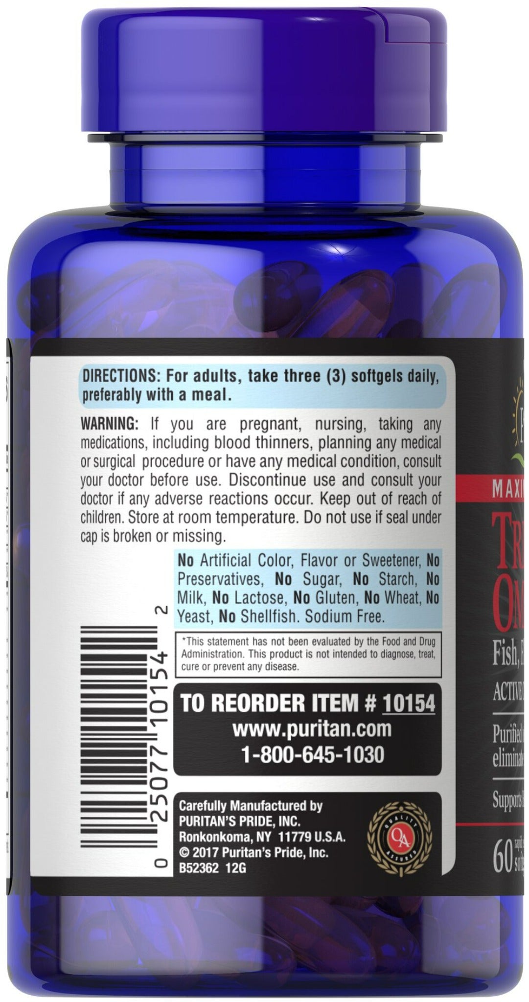 Aceite de Pescado, Lino y Borraja Triple Omega 3-6-9 de Fuerza Máxima