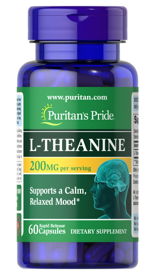 L-teanina 200 mg por porción