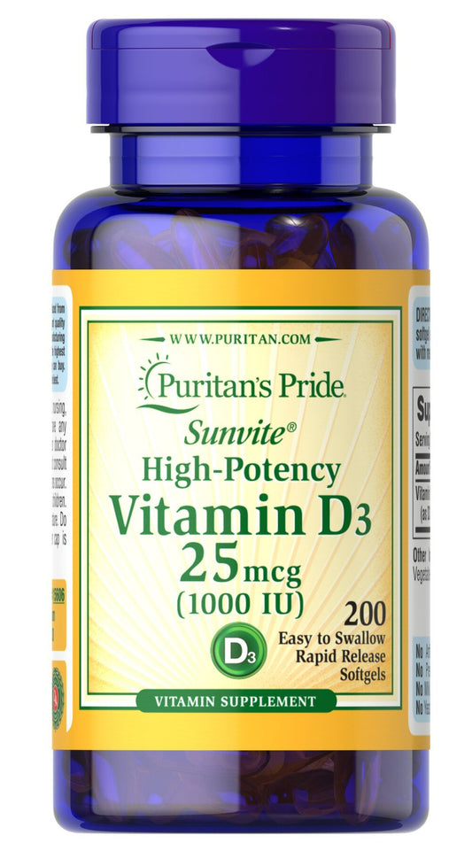 Vitamina D3 25mcg (1000 UI)