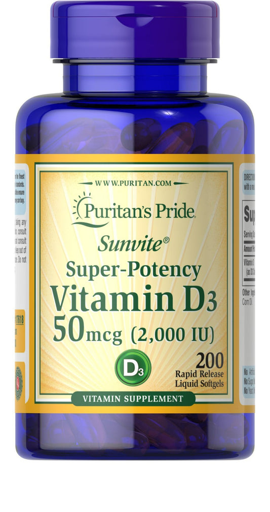 Vitamina D3 50 mcg (2000 UI)