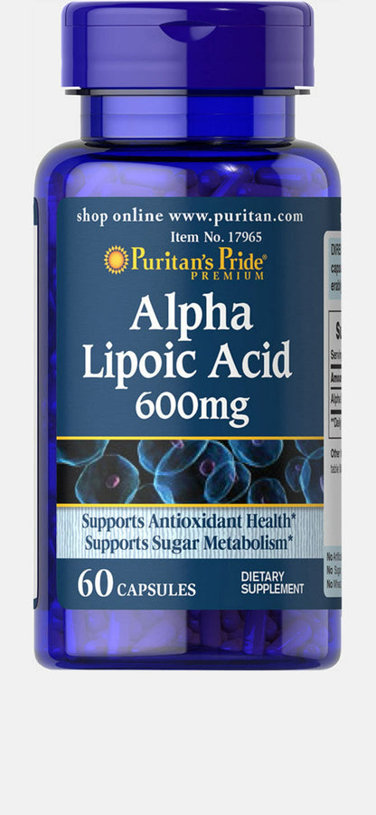 Ácido Alfa Lipoico 600mg