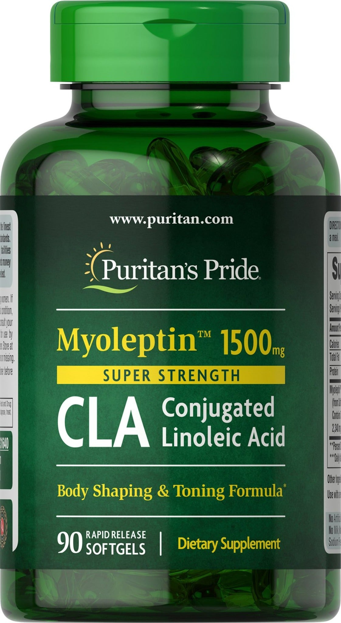 Súper Fuerza Myoleptin™ CLA 1500 mg (Ácido Linoleico)