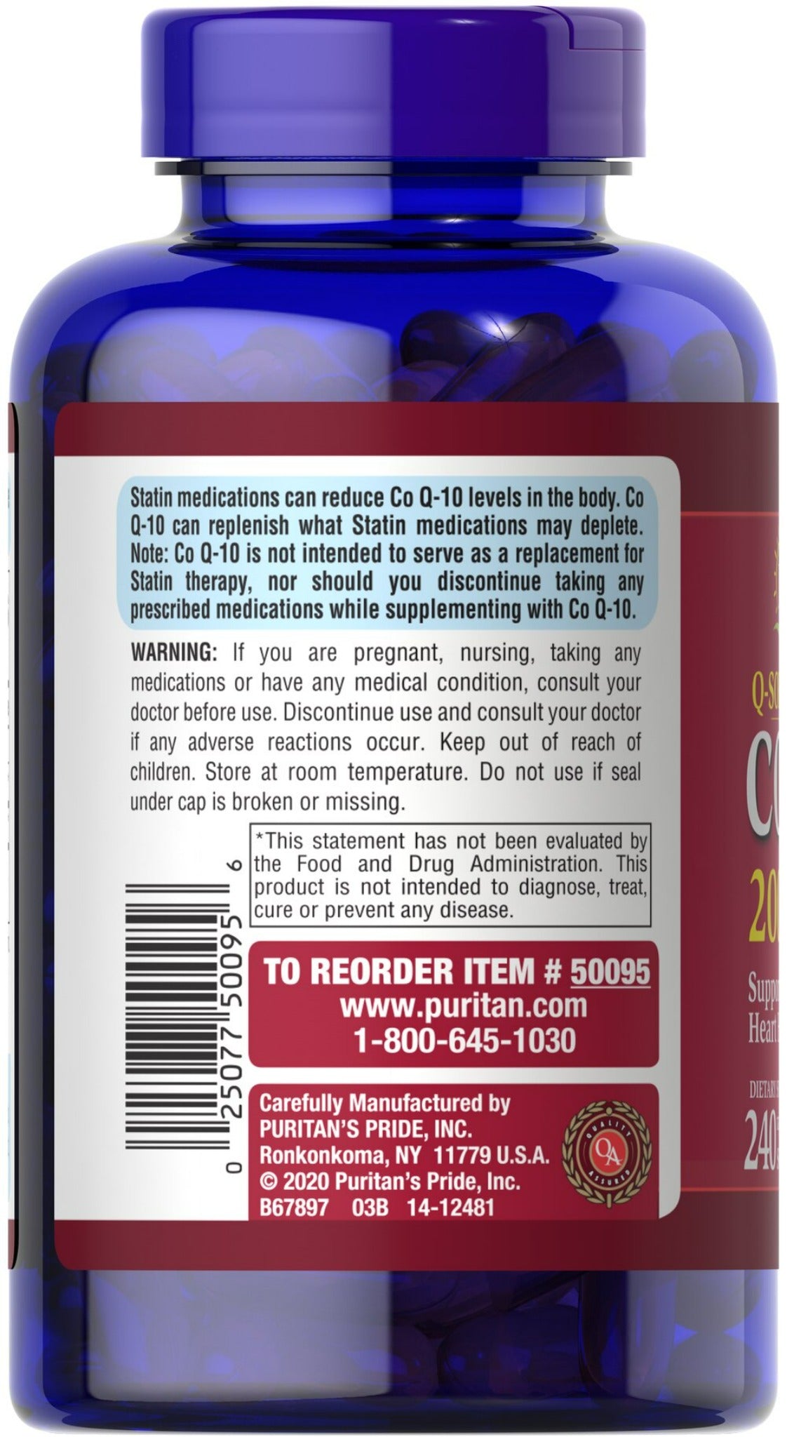 Coenzima Q-SORB™ Co Q-10 200 mg