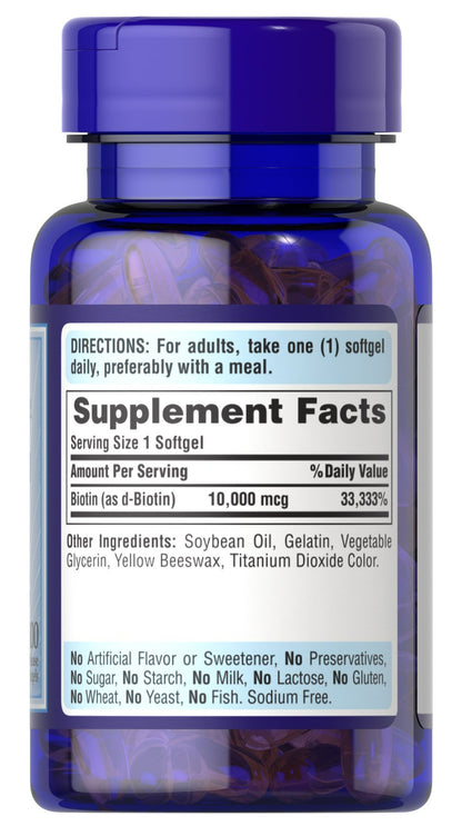 Biotina 10,000 mcg