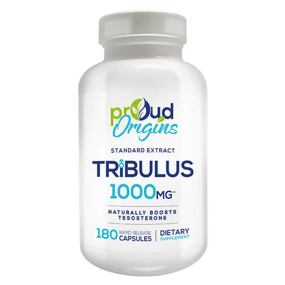 Tribulus de Proud Origins, 1000 mg, 180 unidades